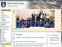 Tablet Screenshot of hornesrnie.sk